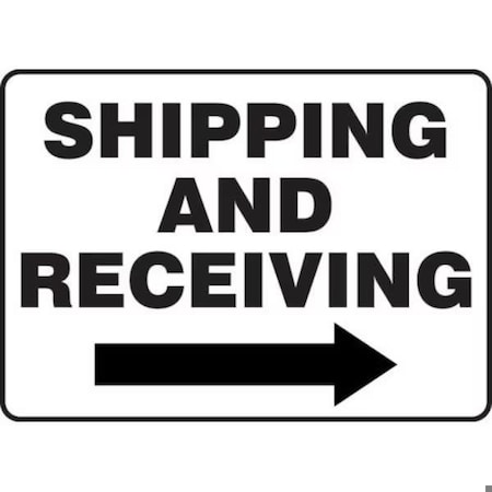 Accuform Safety Sign SHIPPING AND RECEIVING MVHR581XP MVHR581XP